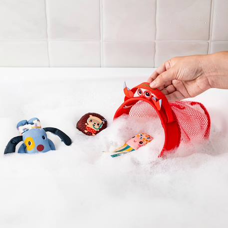 Jeu de bain filet de pêche jules et ses amis Rouge, bleu, rose 4 - vertbaudet enfant 