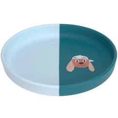 Puériculture-Assiette en silicone tiny team chien