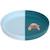 Assiette en silicone tiny team chien Bleu 1 - vertbaudet enfant 