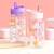 Gourde cœurs (450 ml) Rose, orange, violet 5 - vertbaudet enfant 