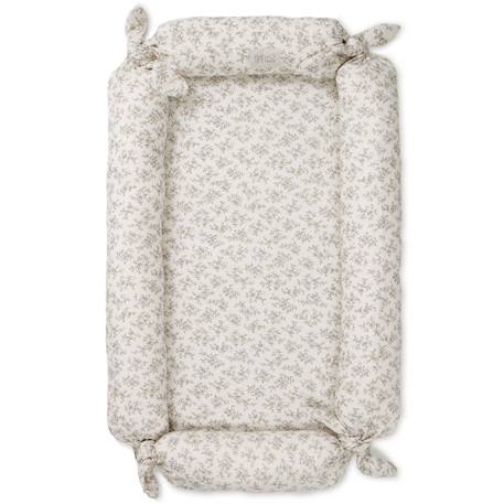 Réducteur de lit bébé coton bio nid d’appoint Ecru, vert, noir 1 - vertbaudet enfant 