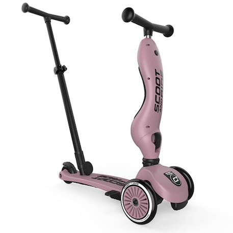 Porteur évolutif highwaykick 1 push and go mocha Rose, noir+Rouge, noir 3 - vertbaudet enfant 