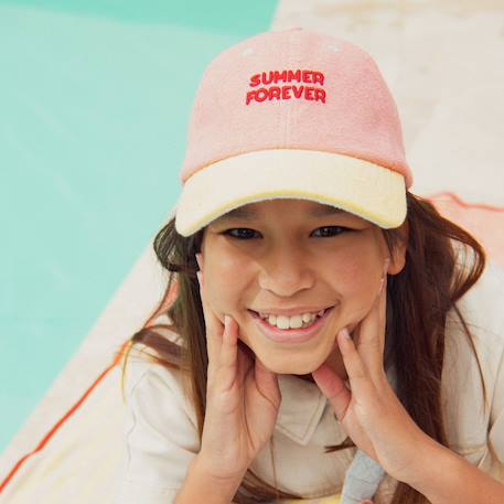 Casquette enfant summer forever eponge (3-6 ans) Bleu, orange+Rose, jaune 10 - vertbaudet enfant 