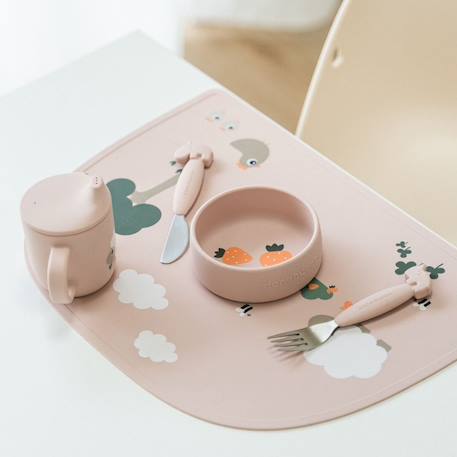 Lot de 2 bols pigee Rose+Sable 5 - vertbaudet enfant 