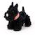 Walter le chien en peluche 17 cm Noir 1 - vertbaudet enfant 
