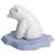 Jouet de bain ours polaire Lanc, bleu 2 - vertbaudet enfant 