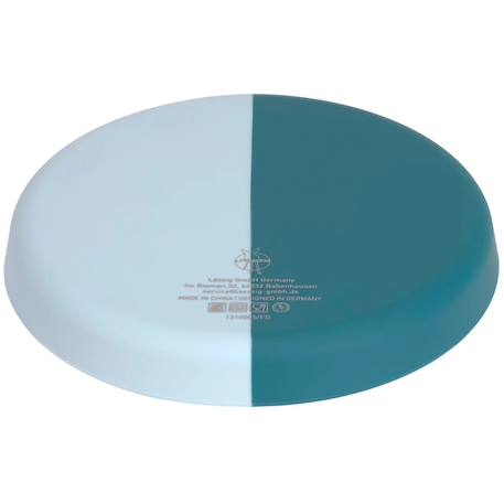 Assiette en silicone tiny team chien Bleu 3 - vertbaudet enfant 
