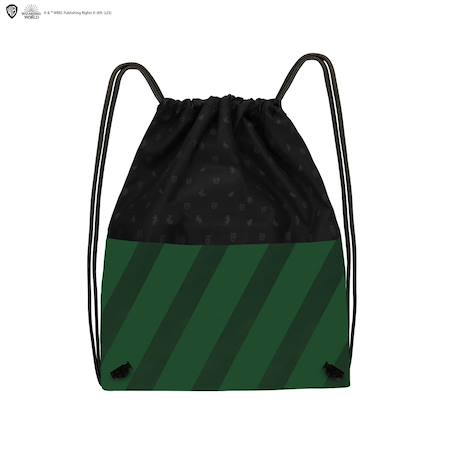 Sac à dos à cordon serpentard - harry potter Vert|noir 3 - vertbaudet enfant 