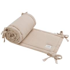 Linge de maison et décoration-Linge de lit bébé-Tour de lit-Tour de lit cododo nude powder (180 cm)