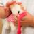 Peluche Elliot le chien avec manteau et laisse 21 x 18 cm Beige, rouge, blanc 6 - vertbaudet enfant 