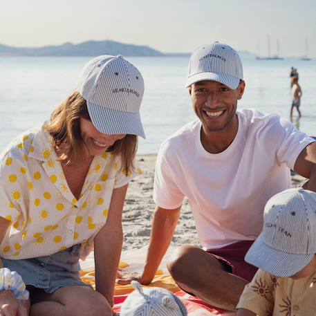 Casquette enfant heartbreaker (7-12 ans) Bleu, blanc 6 - vertbaudet enfant 