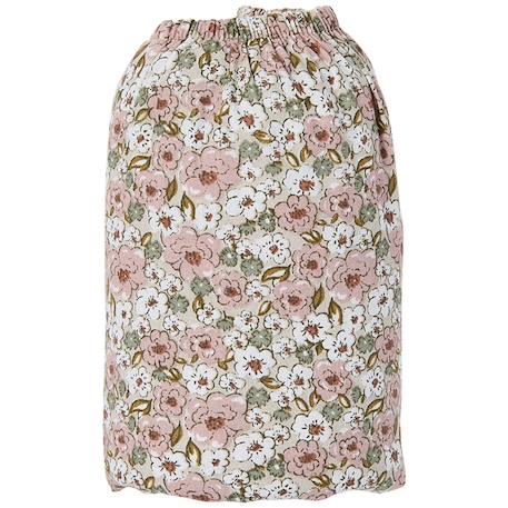 Drap housse pour matelas coton afternoon tea (60 x 120 cm) Rose, marron, vert 1 - vertbaudet enfant 