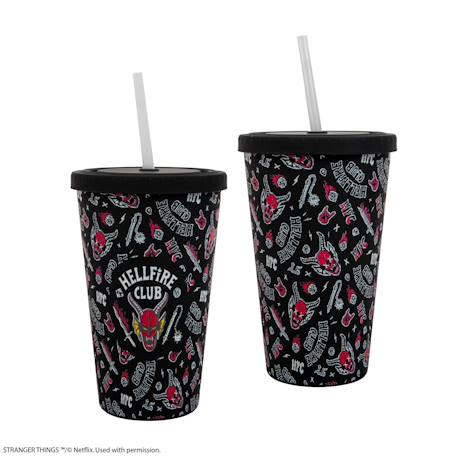 Gobelet tumbler hellfire club - stranger things Noir 5 - vertbaudet enfant 