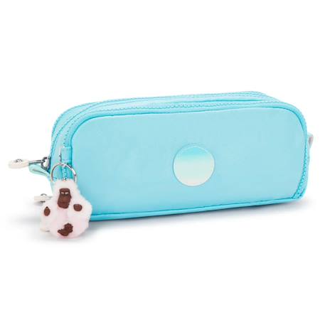 Trousse à crayons nylon 3 zips 32 emplacements Bleu / gris+Bleu / noir+Bleu / rose+Bleu aqua+Gris / bleu 11 - vertbaudet enfant 
