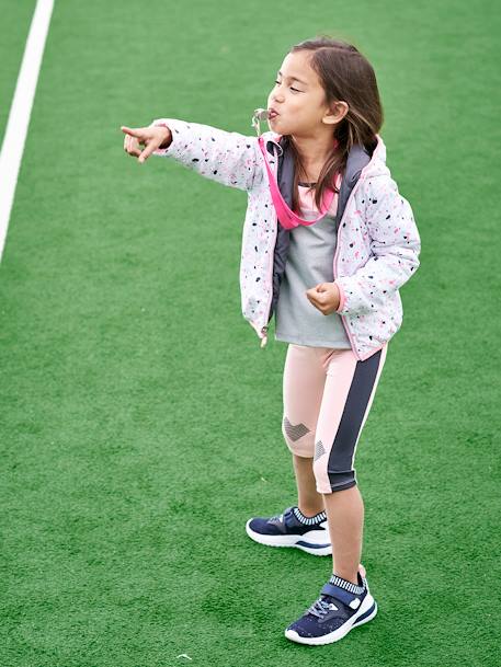 Legging de sport mi- mollet fille en matière technique Oeko-Tex® rose pâle 1 - vertbaudet enfant 