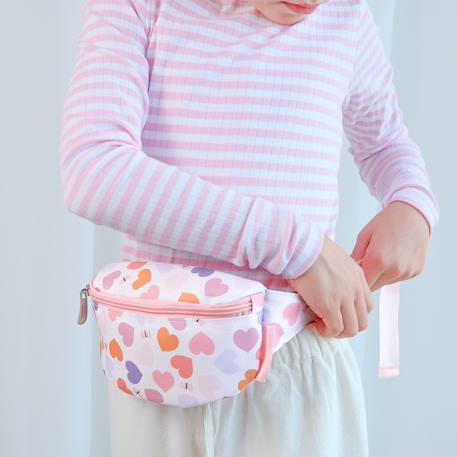 Sac banane cœurs Rose, orange, violet 5 - vertbaudet enfant 