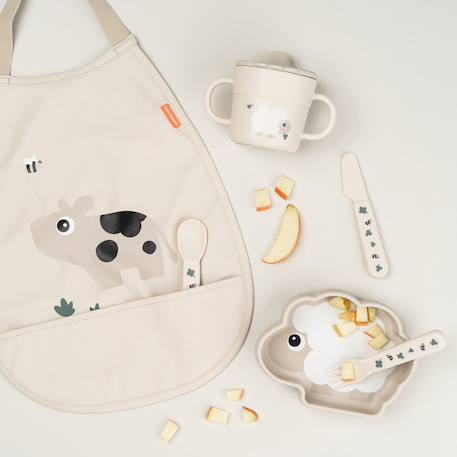 Bol silicone avec ventouse sheepy sable Sable 3 - vertbaudet enfant 