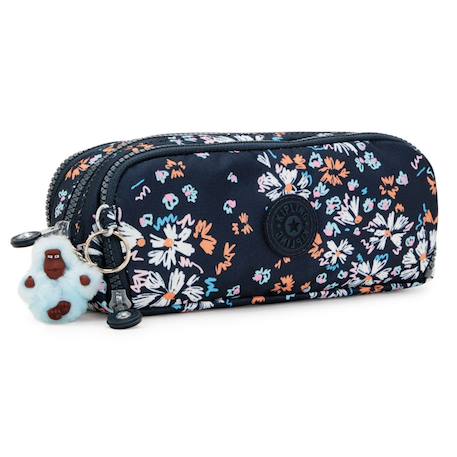 Trousse à crayons nylon 3 zips 32 emplacements Bleu / gris+Bleu / noir+Bleu / rose+Bleu aqua+Gris / bleu+Noir/blanc/bleu/orange 19 - vertbaudet enfant 