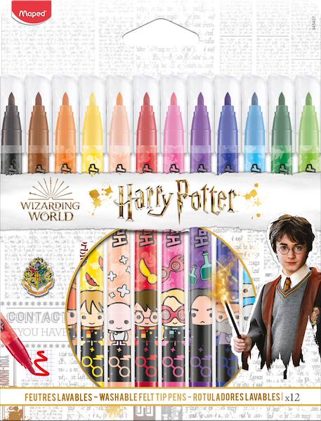Fille-Accessoires-Fourniture scolaire-Feutres jungle décorés harry potter