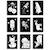 Lot de 3 kits créatifs décoration murale kidyneon Noir 2 - vertbaudet enfant 