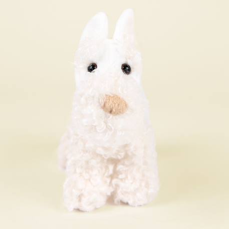 Lola le chien en peluche 17 cm Blanc 6 - vertbaudet enfant 