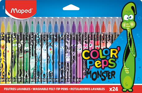 Fille-Accessoires-Fourniture scolaire-Feutres monster color peps