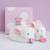 Coffret chaussons hochet mon tout petit lapin rose (0-6 mois) Rose 2 - vertbaudet enfant 