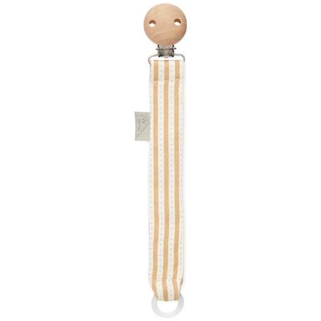 Attache sucette oatfield Marron, blanc, bleu 1 - vertbaudet enfant 