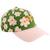 Casquette enfant flower power (3-6 ans) Vert, rose, jaune 1 - vertbaudet enfant 