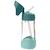 Gourde en tritan avec paille indigo (450 ml) Rose+Vert 9 - vertbaudet enfant 