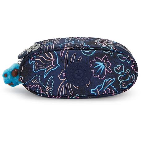 Trousse fille zippée nylon duobox kipling organisation 14 porte-stylos Bleu / rose+Gris / vert+Noir / bleu / blanc+Noir / bleu / gris 2 - vertbaudet enfant 
