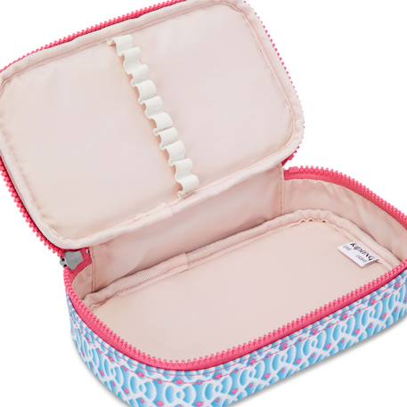 Trousse garçon kipling tissu synthétique imprimé dreamy geo Bleu / rose+Noir 4 - vertbaudet enfant 