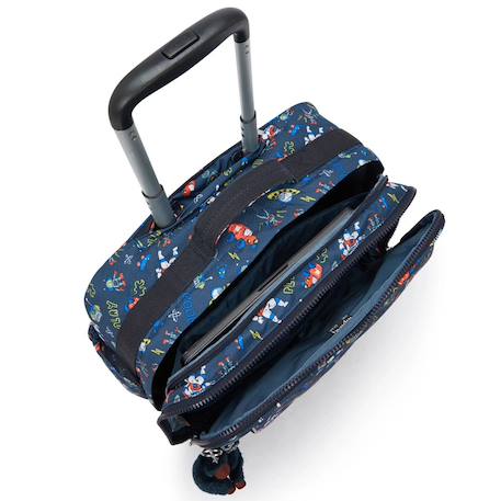 Sac à roulettes garçon kipling new storia en textile imperméable 41 cm Bleu / rouge / blanc+Bleu / violet 3 - vertbaudet enfant 