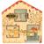 Tableau d'activités à serrures Beige, orange, vert 1 - vertbaudet enfant 