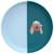 Assiette en silicone tiny team chien Bleu 2 - vertbaudet enfant 
