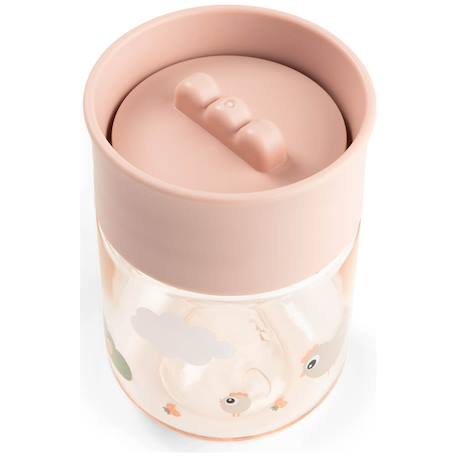 Tasse d'apprentissage 360° tiny farm Rose 2 - vertbaudet enfant 