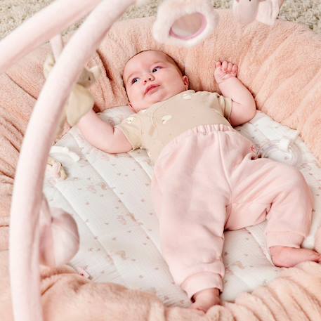Tapis d'éveil avec arches fanfan (90 cm) Blanc, rose 4 - vertbaudet enfant 