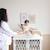 Organiseur couches bébé coton bio rangement change Rose, marron, écru 2 - vertbaudet enfant 