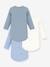 Lot 3 bodies manches longues bleu 2 - vertbaudet enfant 