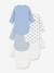 Lot 5 bodies croisés manches longues bleu 2 - vertbaudet enfant 