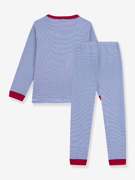 Pyjama enfant rayé bleu 3 - vertbaudet enfant 