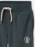 Pantalon jogging 'Athletic' garçon en molleton anthracite+chocolat+kaki+lichen 14 - vertbaudet enfant 