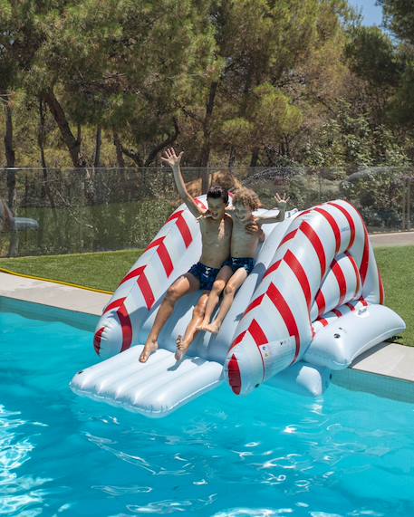 Centre de jeux aquatique enfant avec toboggan Multicolore+Violet 2 - vertbaudet enfant 
