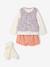 Ensemble 4 pièces bébé fille abricot 1 - vertbaudet enfant 