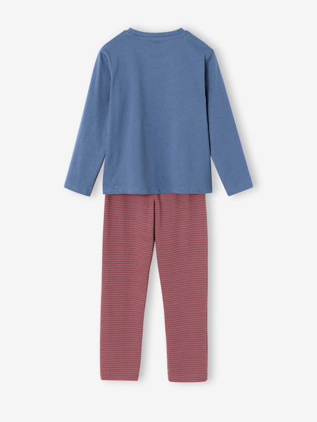Lot de 2 pyjamas garçon bleu jean 10 - vertbaudet enfant 