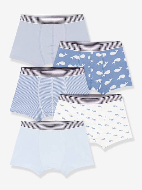 Garçon-Lot 5 boxers enfant