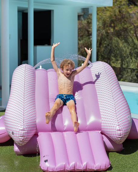 Centre de jeux aquatique enfant avec toboggan Multicolore+Violet 11 - vertbaudet enfant 