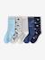 Lot de 5 chaussettes garçon bleu 1 - vertbaudet enfant 