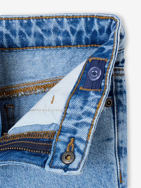 Jean droit garçon morphologie fin denim brut+stone 8 - vertbaudet enfant 