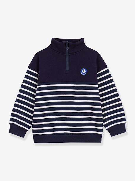 Garçon-Sweatshirt col zippé